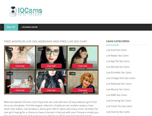 Tablet Screenshot of iocams.com